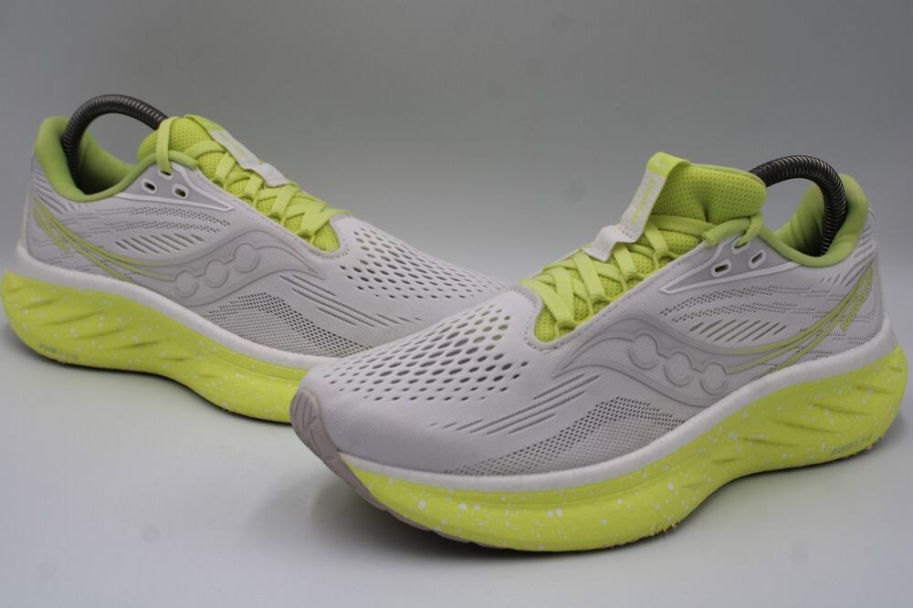 Size 8 - Saucony Ride 18 White Sunny (Women's) - S11000-143